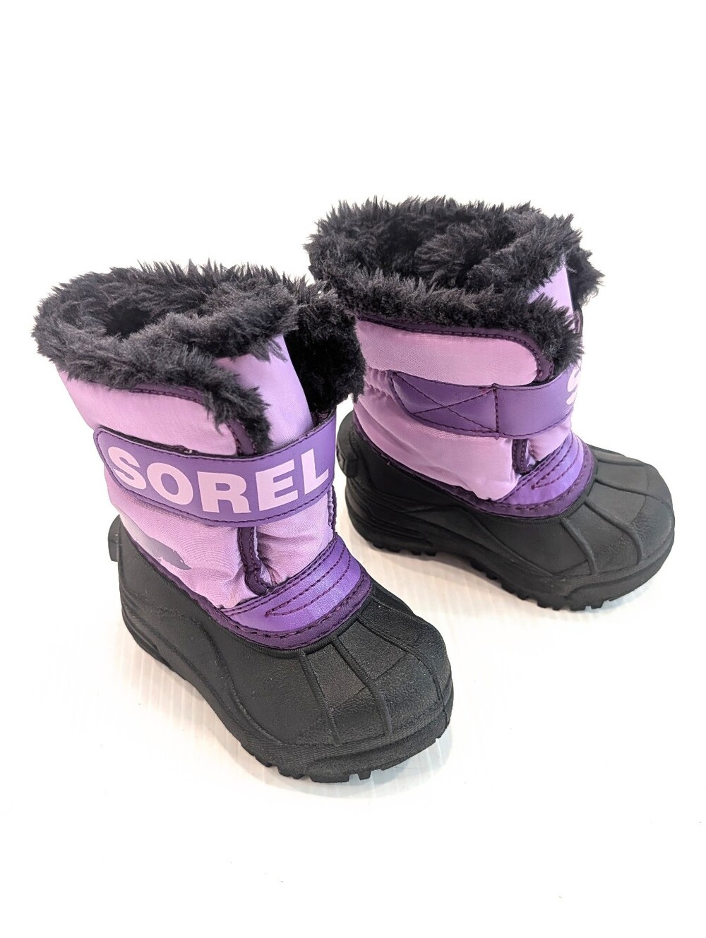 SOREL Toddler Girls Purple Winter Snow Boots Size 6